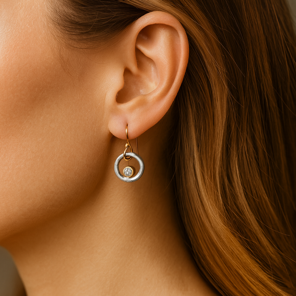 Marlene – Pendientes retro oro