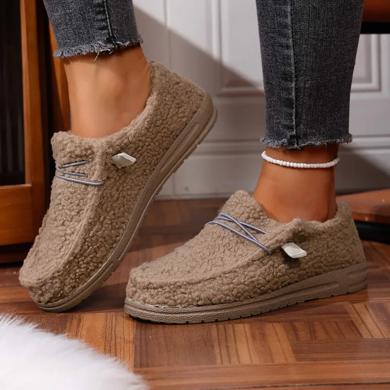 Elowen™ | Pantuflas Teddy Cálidas