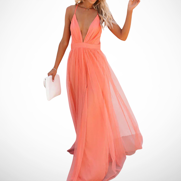 Alegría™ | Maxi Dress in Coral Light