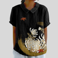 Negro - Estampado floral