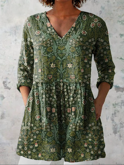 Aurora™ | Blusa Larga con Estampado Vibrante