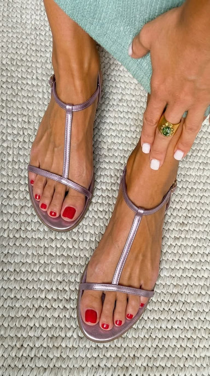 Concepción™ | Sandalias Doradas Primavera