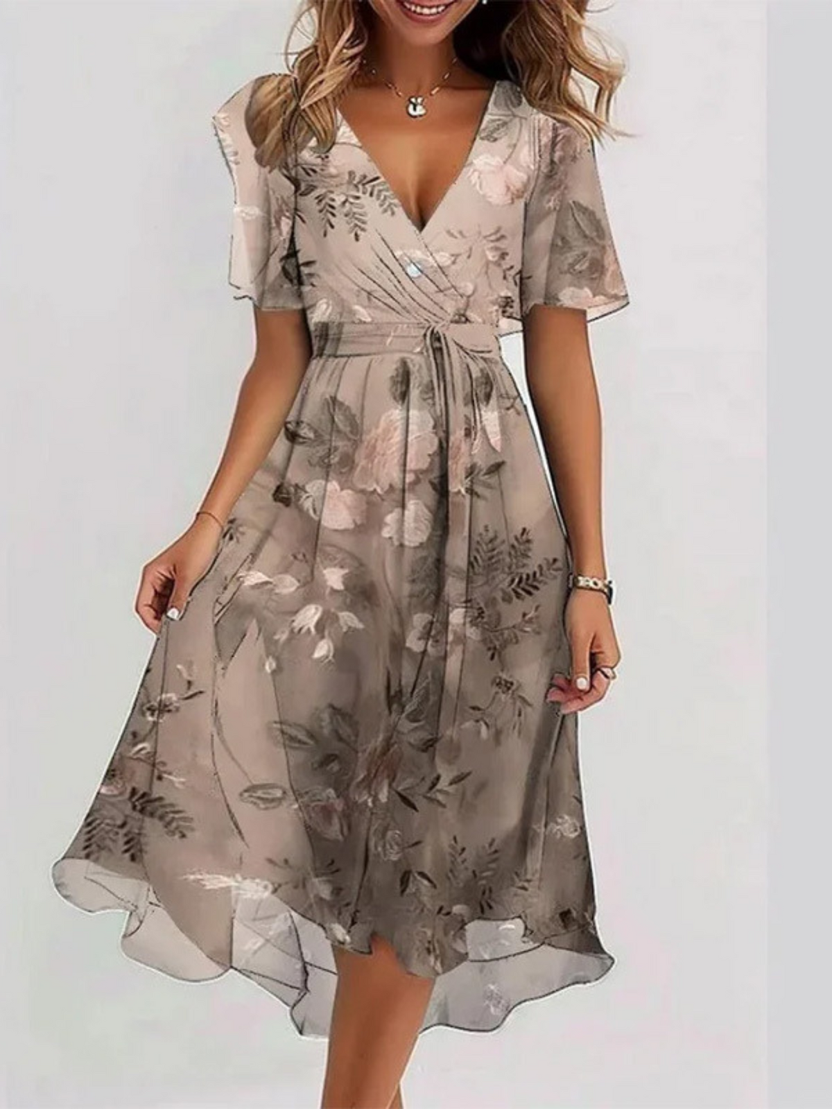 Ava™ | Vestido de Verano con Diseño que Acentúa la Barriga