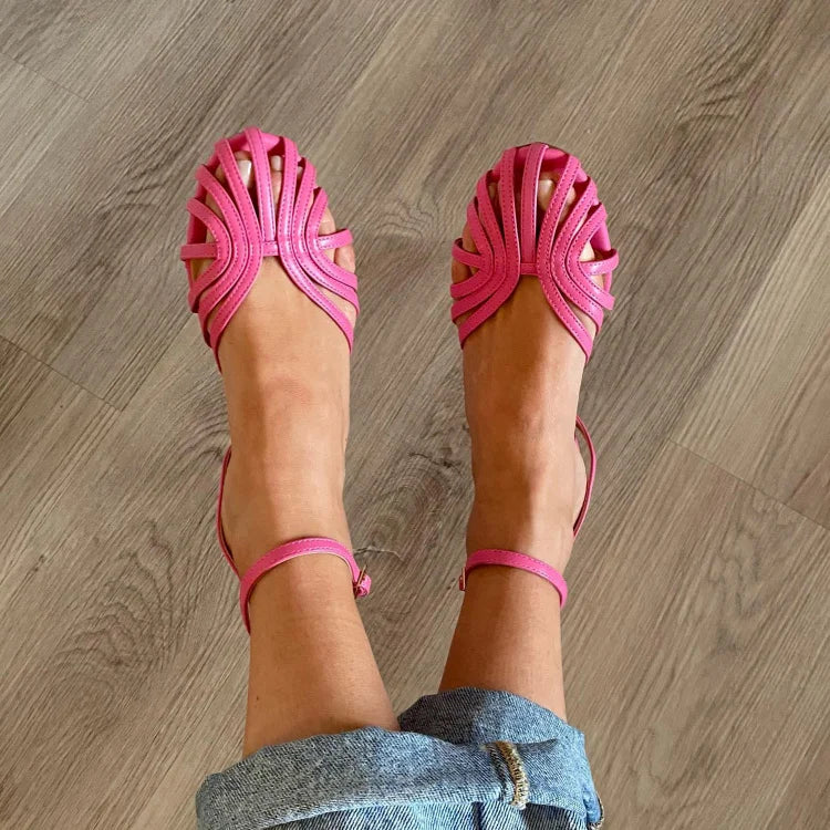 Pilar™ | Sandalias Joyas Doradas