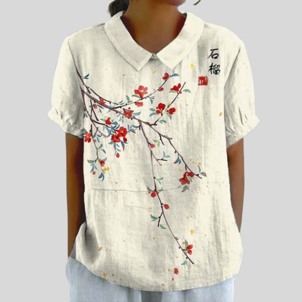 María Izaro™ | Blusa Floral Elegante y Cómoda