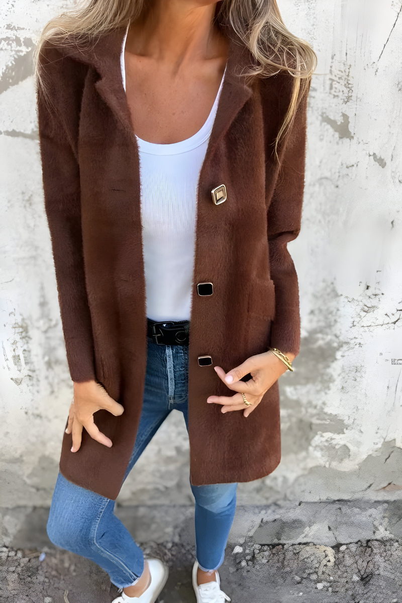Maëdrine™ | Abrigo otoño cálido grueso