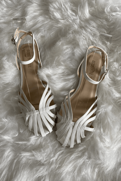 Pilar™ | Sandalias Joyas Doradas
