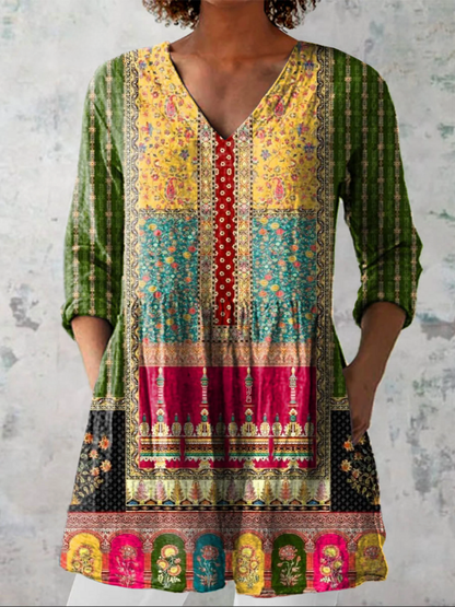 Justa™ | Blusa Oversize con Diseño Vibrante