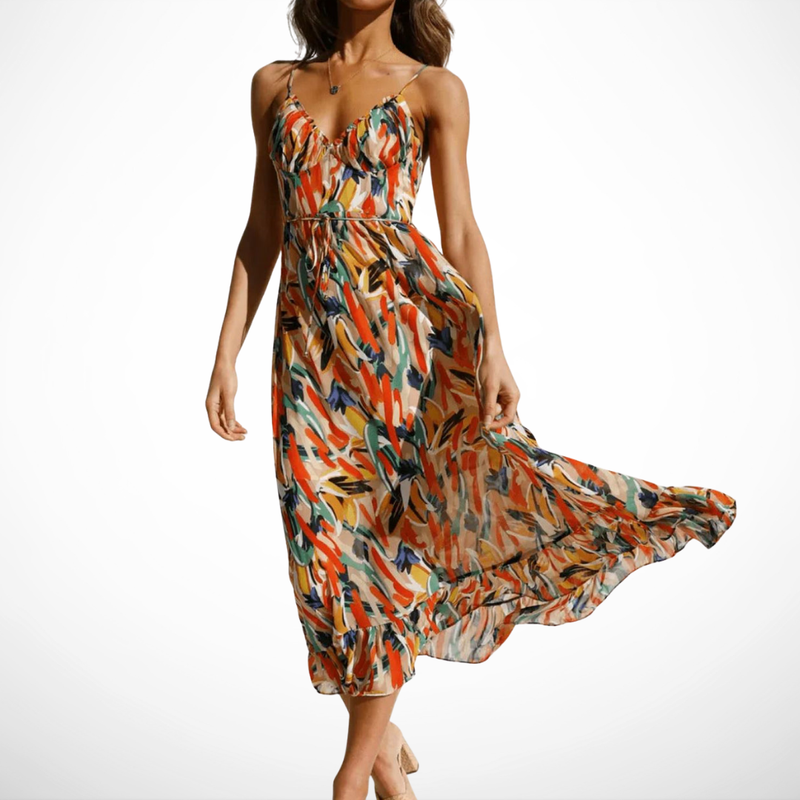 Ternura™ | Vestido Midi en Color Vibrante