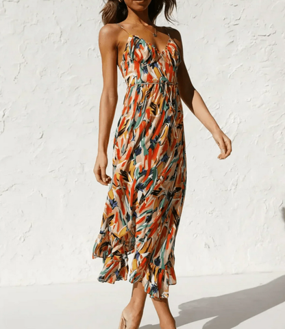 Ternura™ | Vestido Midi en Color Vibrante