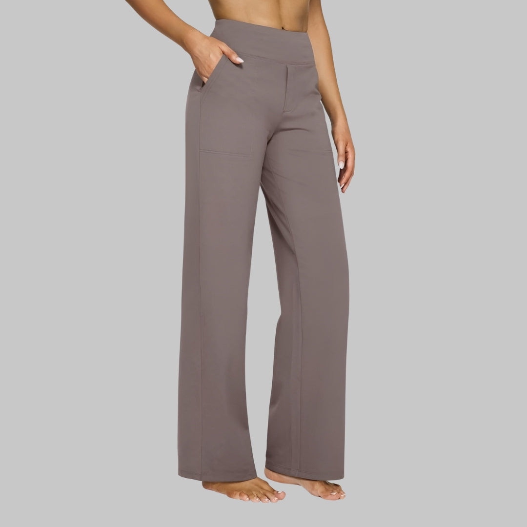 Alméra™ | Pantalón elegante jersey suave