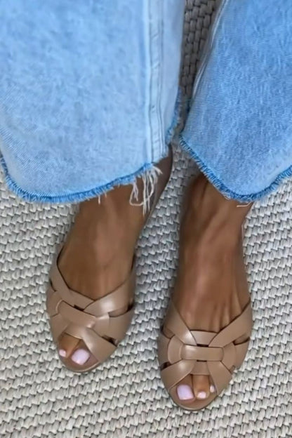 Cristina™ | Sandalias Trenzadas Naturales