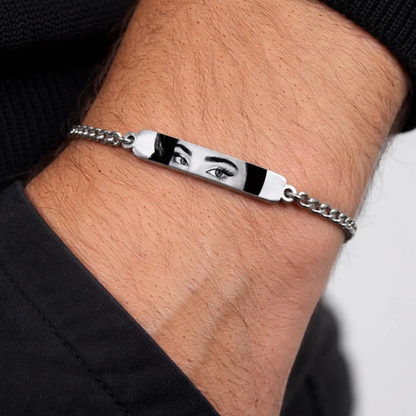 Valentina™ | Bracelet personnalisé avec photo gravée