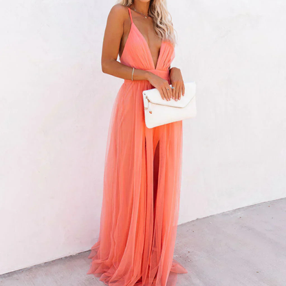 Alegría™ | Maxi Dress in Coral Light