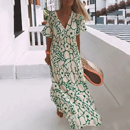 Lavanda™ | Vestido Maxi de Elegancia Natural