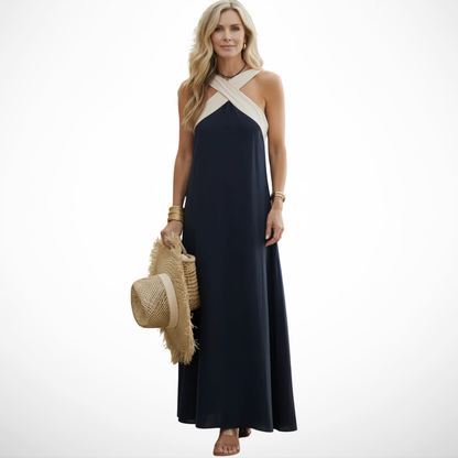 Cassia™ | Vestido Maxi Riviera Elegante
