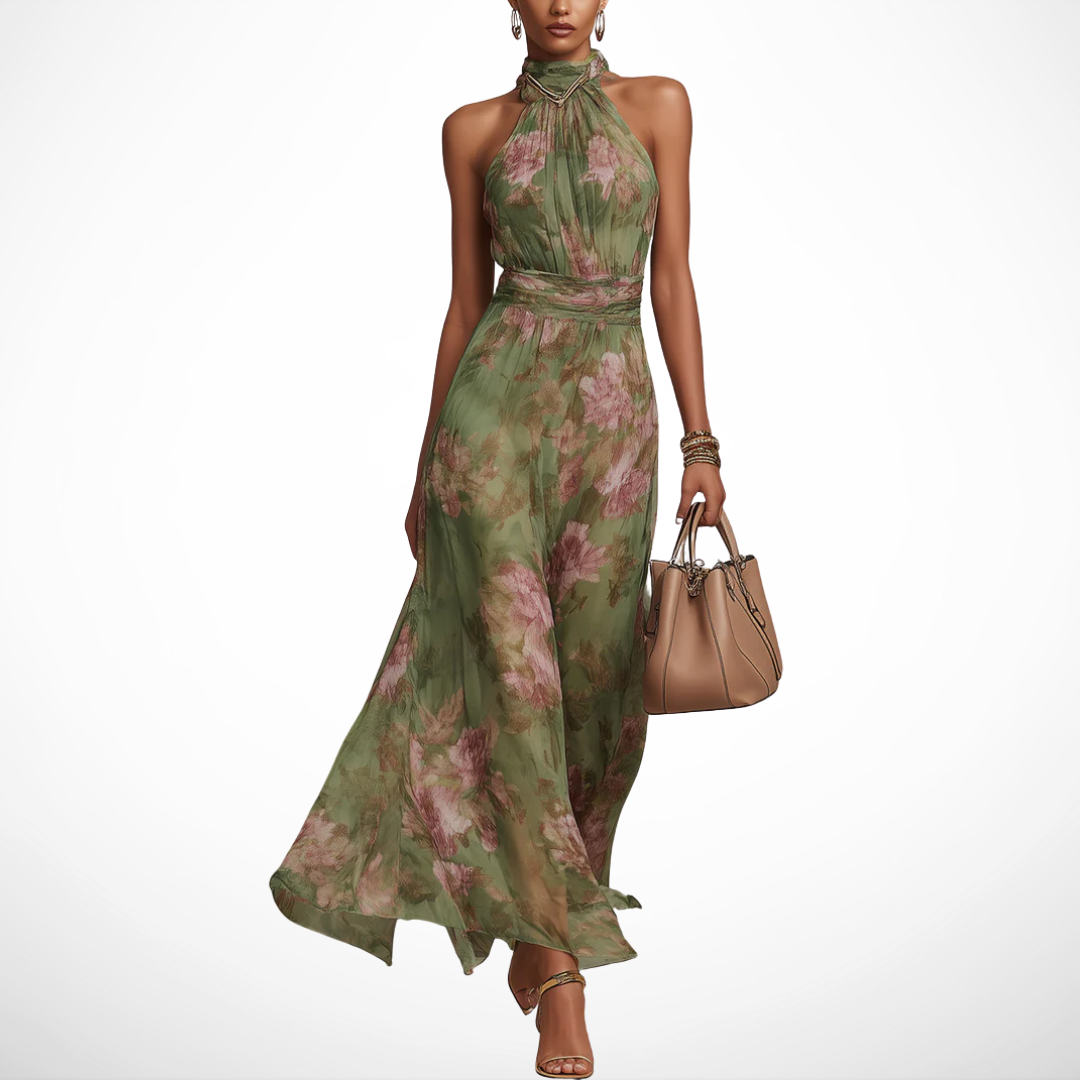 Honestidad™ | Élise Floral Maxi Dress by La Chispa