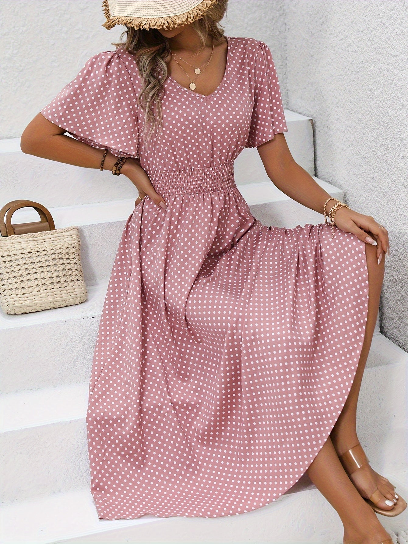 Pureza™ | Vestido Chic de Lunares