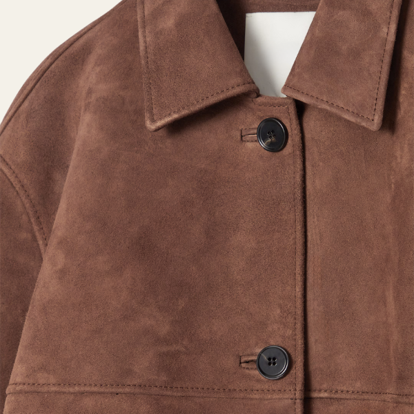 Lysandre™ | Chaqueta antelina cuello