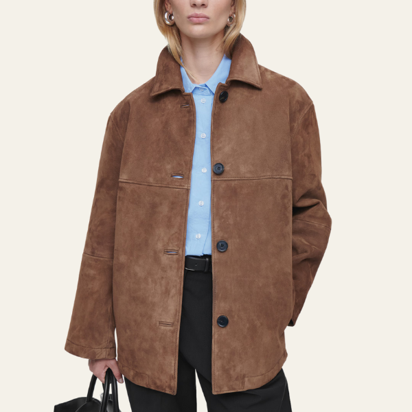 Lysandre™ | Chaqueta antelina cuello