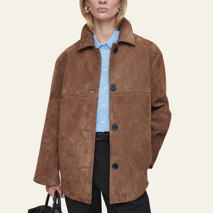 Lysandre™ | Chaqueta antelina cuello