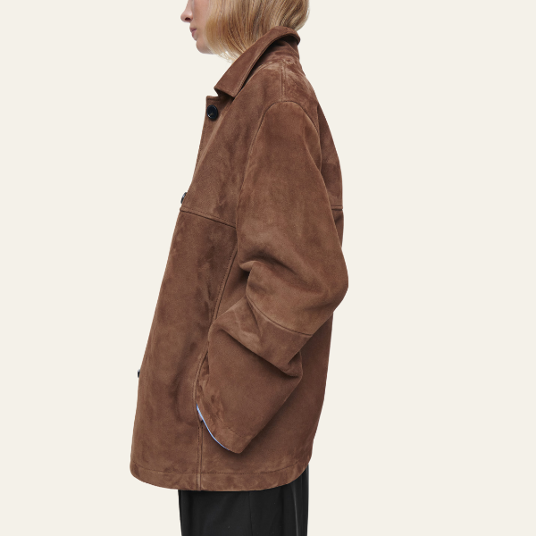 Lysandre™ | Chaqueta antelina cuello