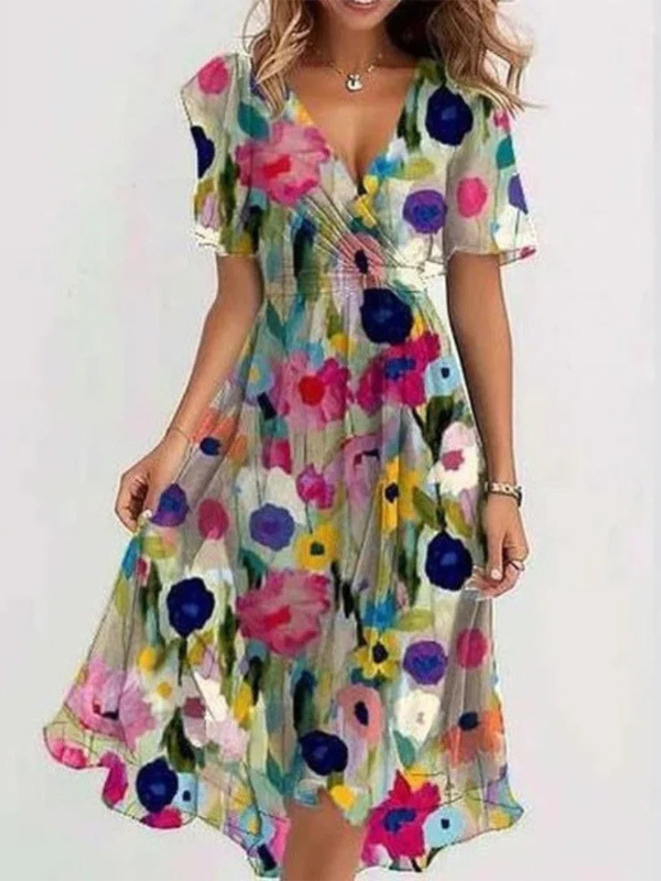 Ava™ | Vestido de Verano con Diseño que Acentúa la Barriga