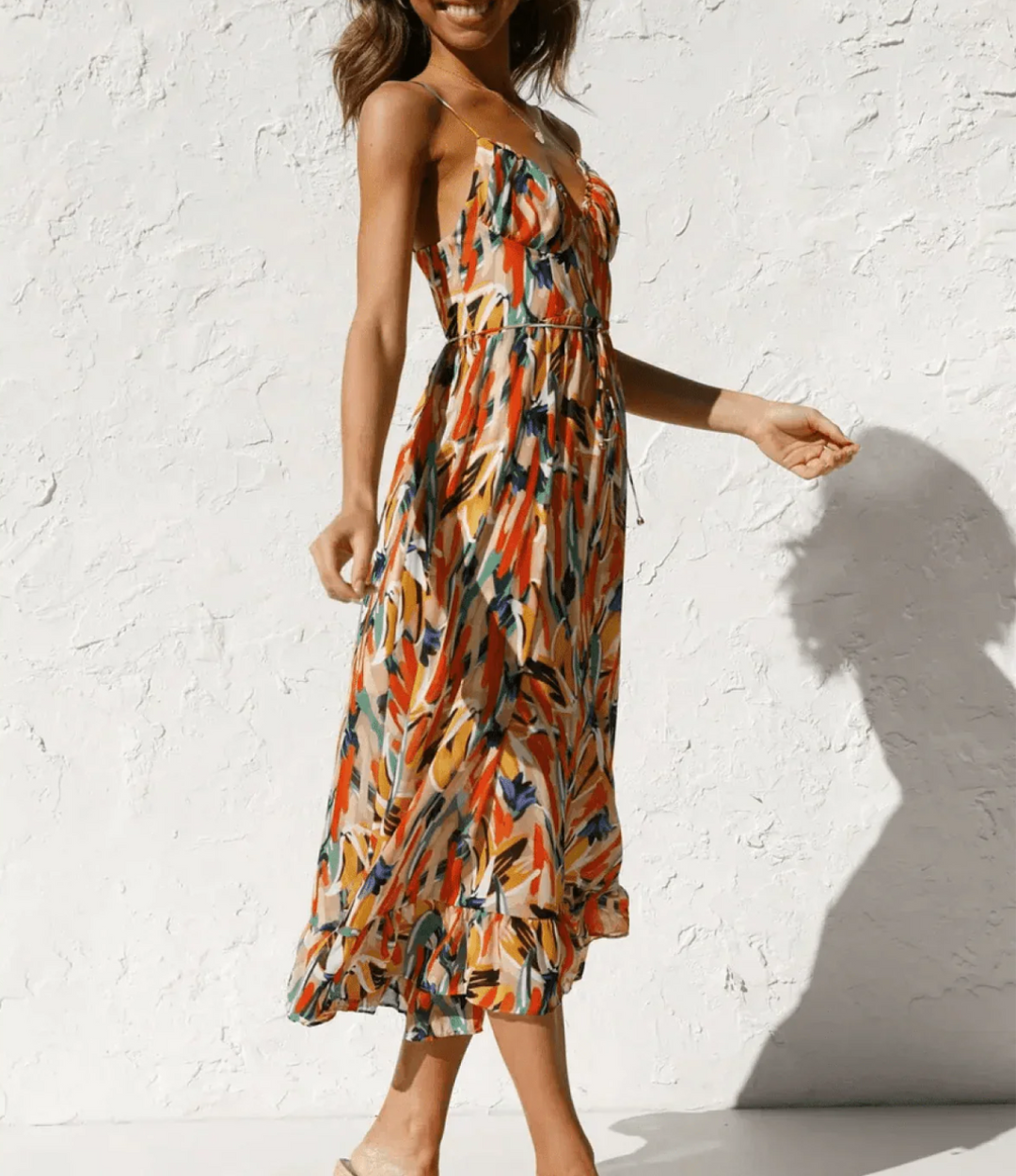 Ternura™ | Vestido Midi en Color Vibrante