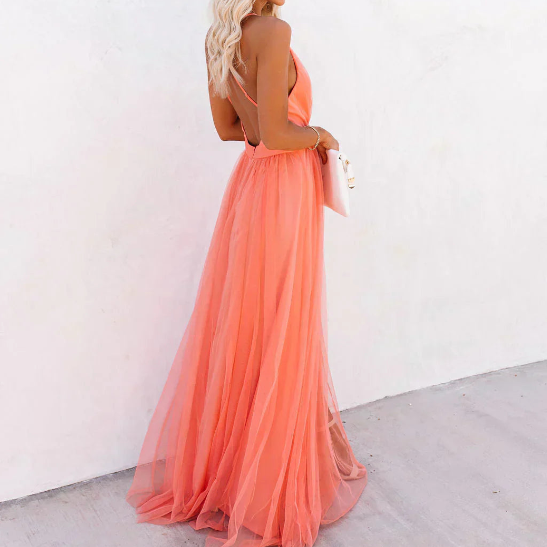 Alegría™ | Maxi Dress in Coral Light