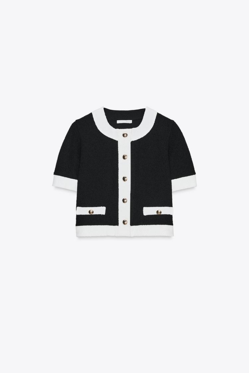 Noirélia™ | Conjunto negro blanco dos piezas
