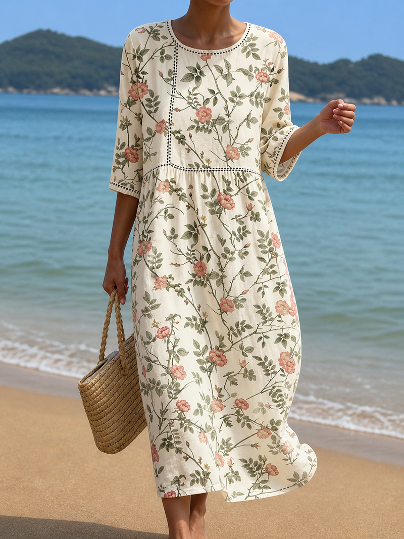 Camelia™ | Vestido con diseño de flores