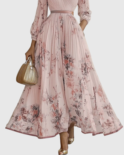 Cala™ | Elegante Vestido Maxi con Pliegues