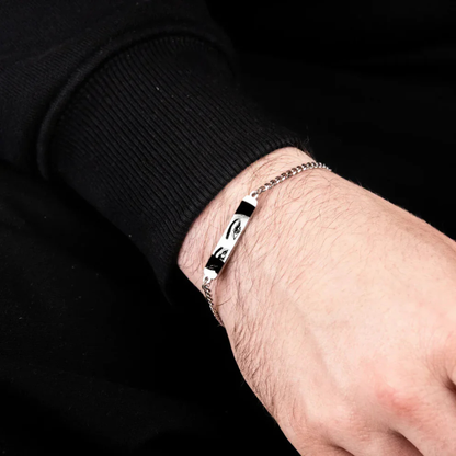 Valentina™ | Bracelet personnalisé avec photo gravée