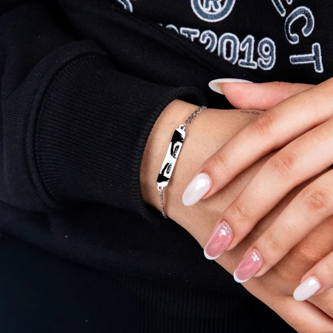 Valentina™ | Bracelet personnalisé avec photo gravée