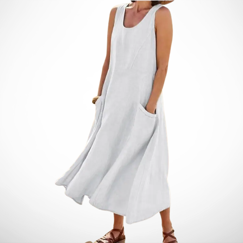 Sofía™ | Chloé Maxi Dress in Natural Comfort