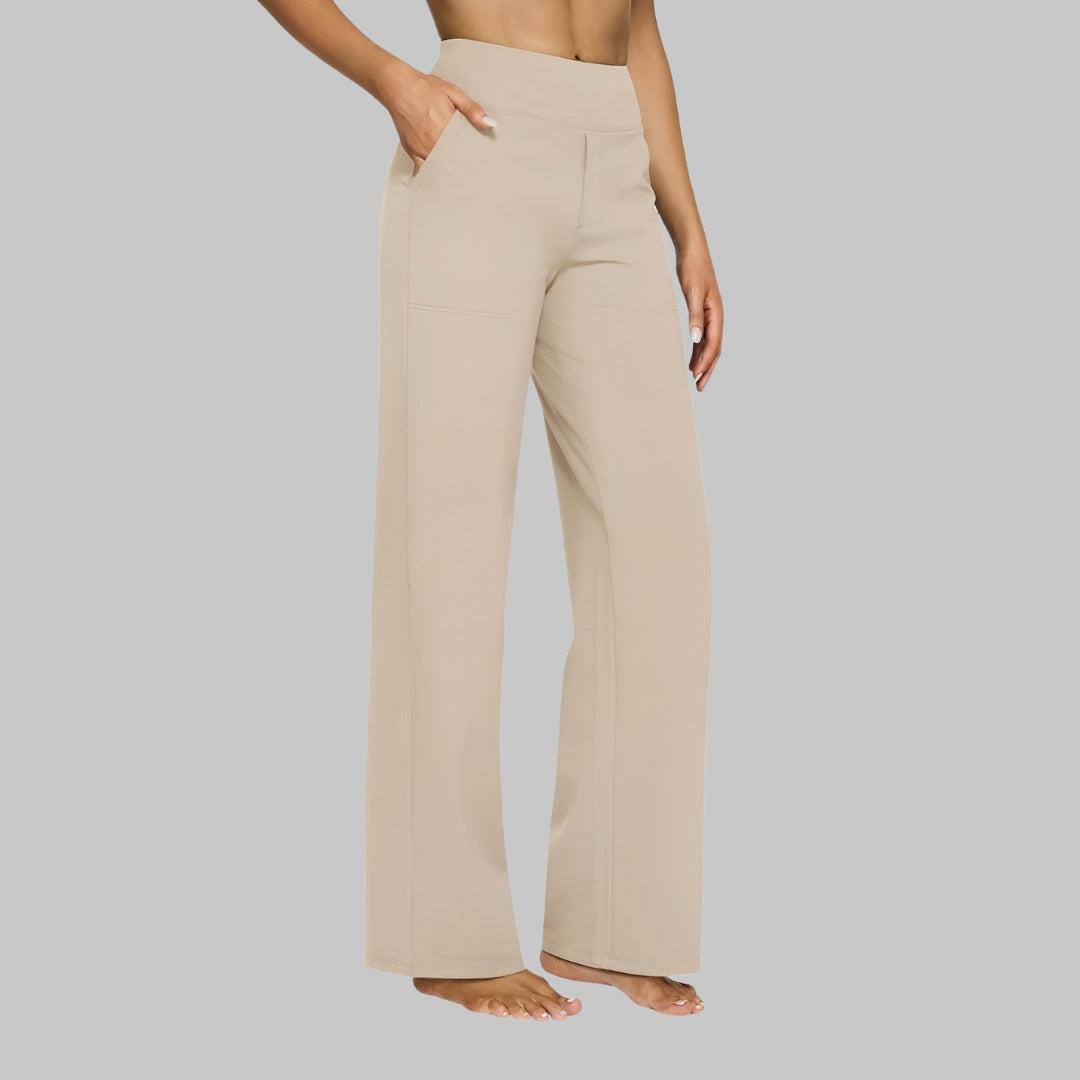 Alméra™ | Pantalón elegante jersey suave