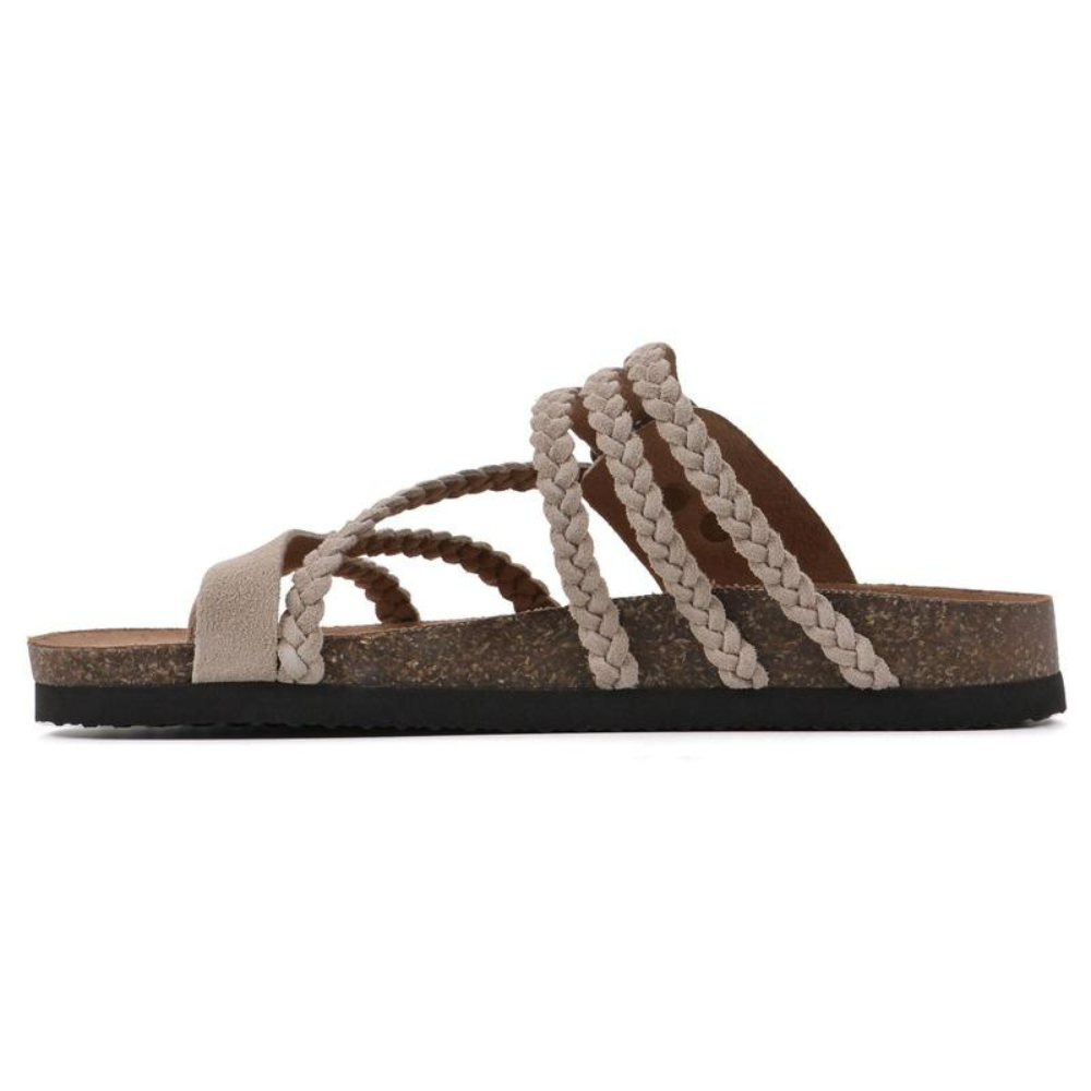 Hayleigh™ | Sandalias ortopédicas trenzadas con plantilla de corcho