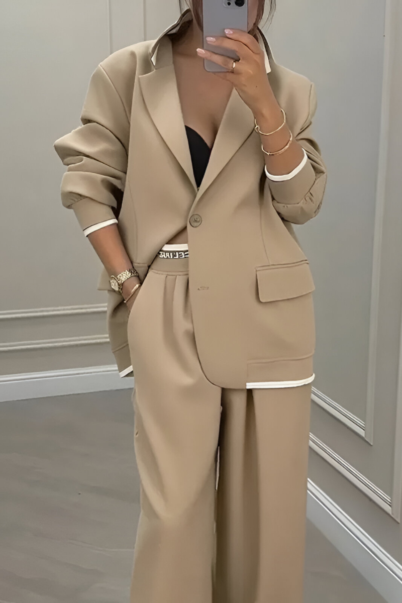 Virelia™ | Conjunto blazer casual elegante