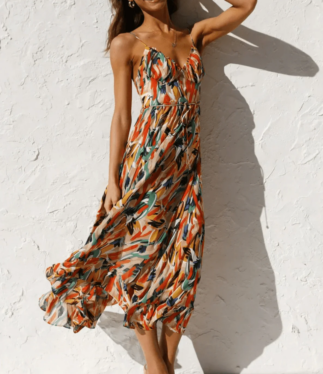 Ternura™ | Vestido Midi en Color Vibrante