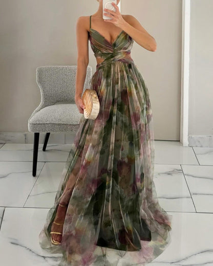 Anhelo™ | Vestido Maxi Floral con Elegancia
