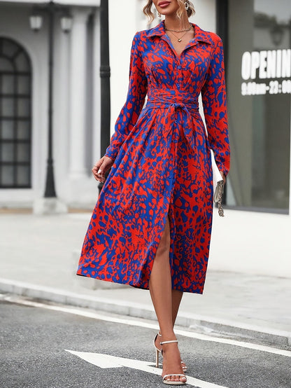Cosette™ | Vestido Camisero Geométrico