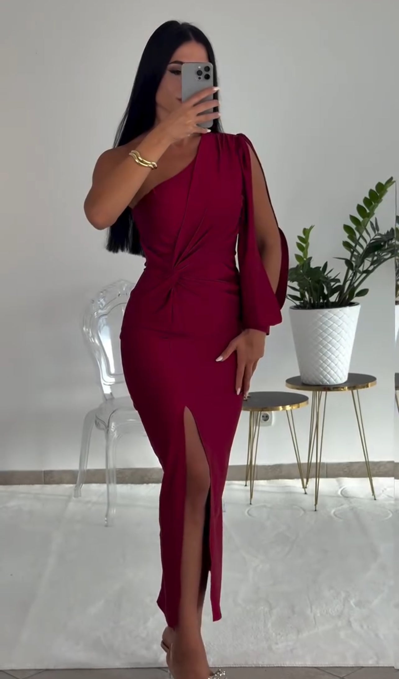 Vania™ | Vestido satén fluido