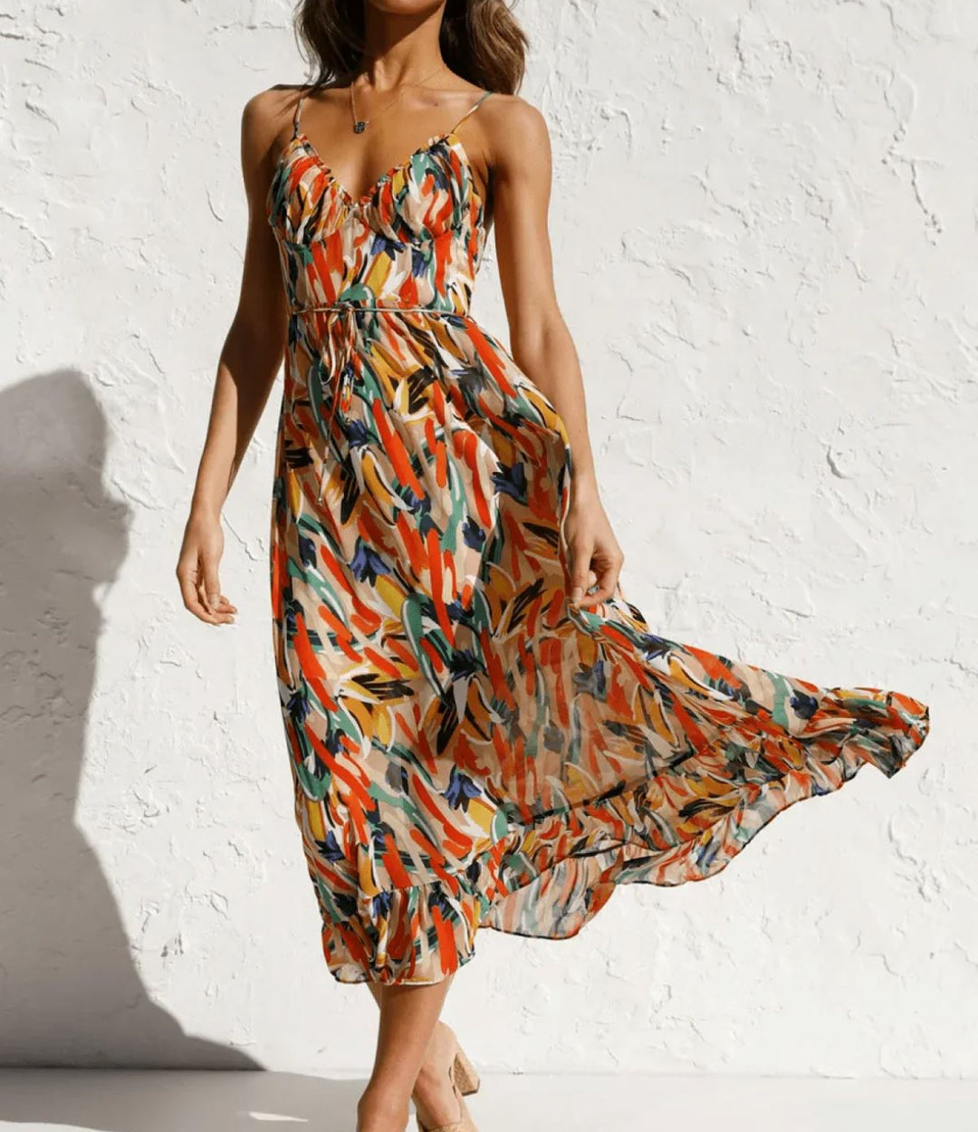 Ternura™ | Vestido Midi en Color Vibrante