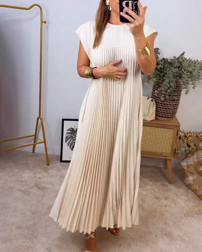 Aroha™ | Vestido Sin Mangas con Pliegues