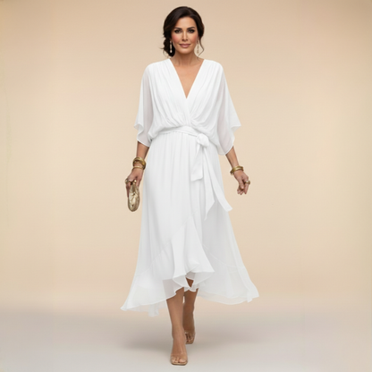 Bonanza™ | Vestido de Chiffon con Escote en V