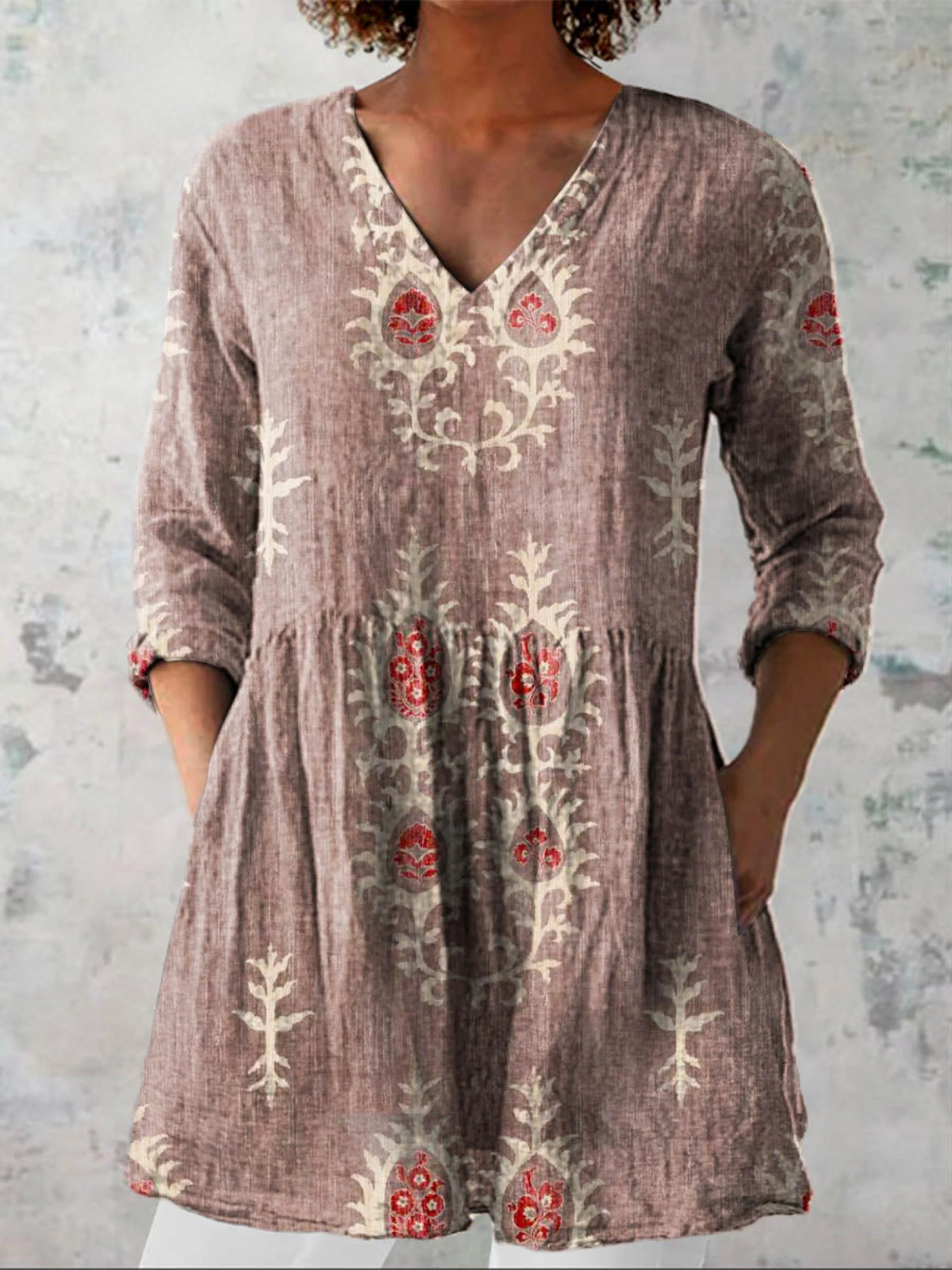 Paloma™ | Blusa Amplia con Diseño Vibrante