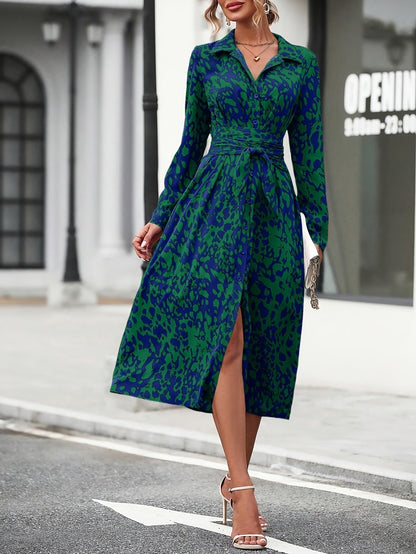 Cosette™ | Vestido Camisero Geométrico