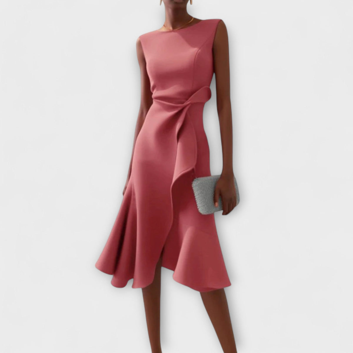Aura™ | Sofisticated Midi Dress