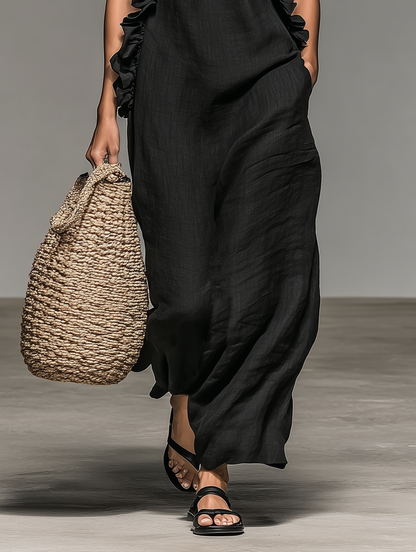 Leire™ | Vestido Maxi con Bolsillos