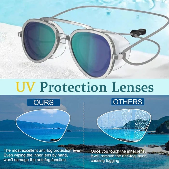 Marea™ | Goggles de Natación Reflectantes con Protección UV